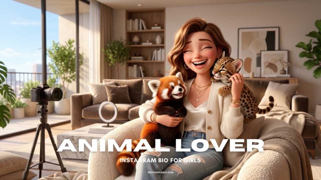 Animal lover instagram bio for girls