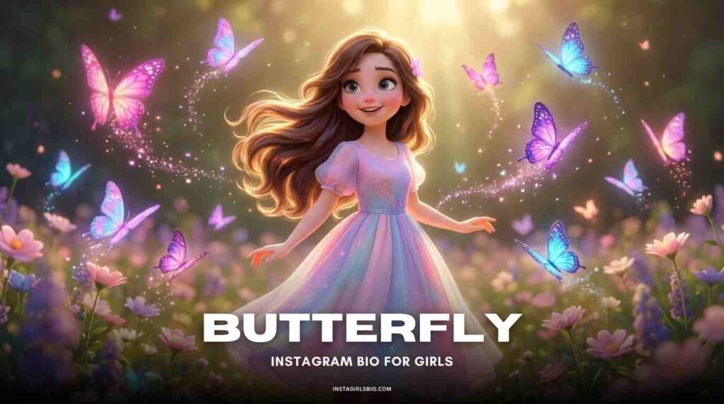 Butterfly Instagram captions for Girls
