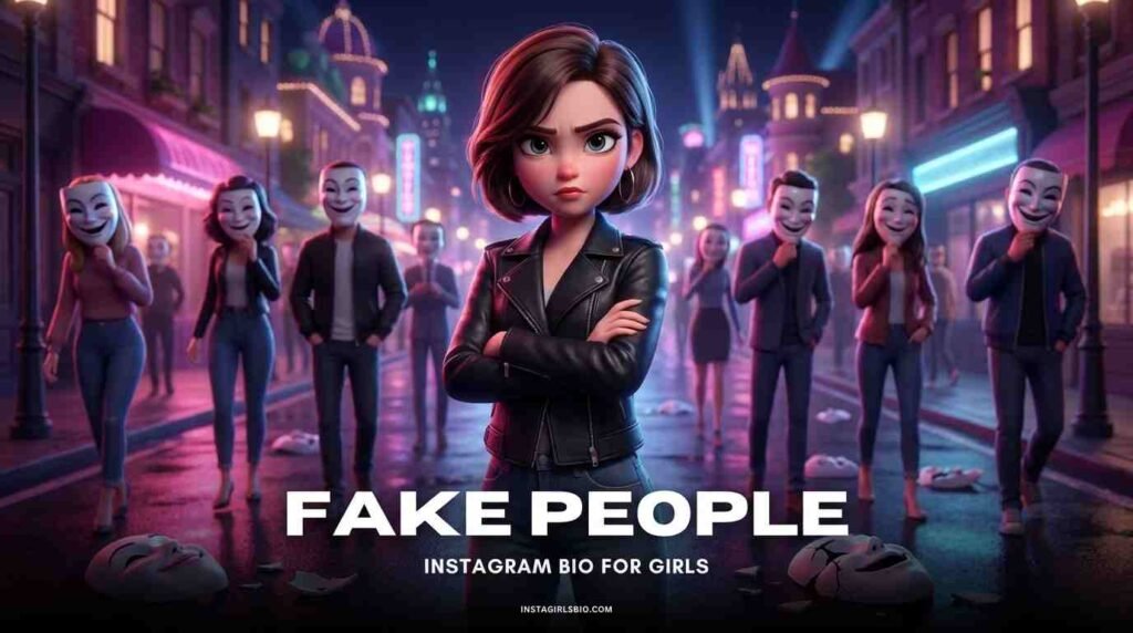 Fake People Instagram Captions for Girls