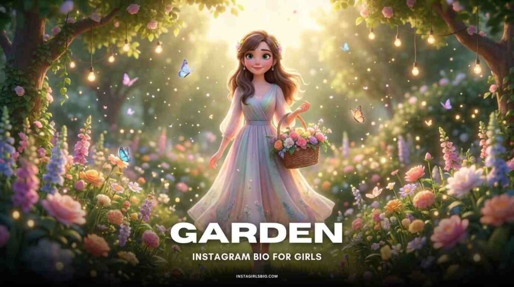 Garden Instagram captions for Girls