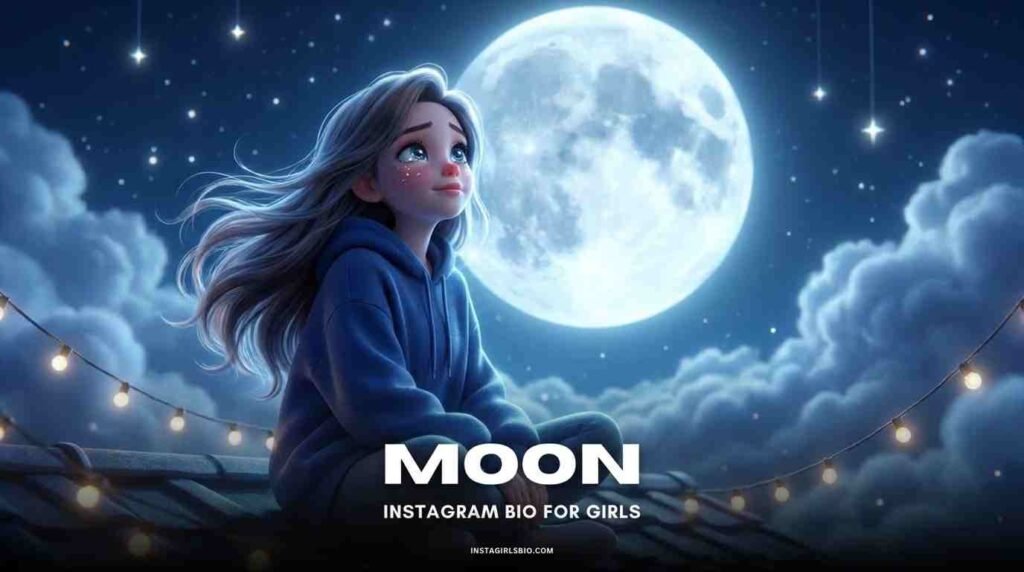 Moon Instagram captions for Girls