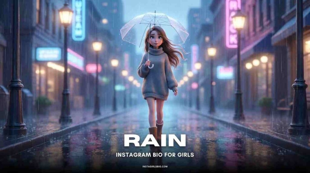 Rain Instagram captions for Girls