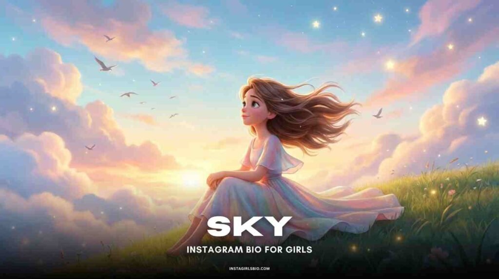 Sky Instagram captions for Girls