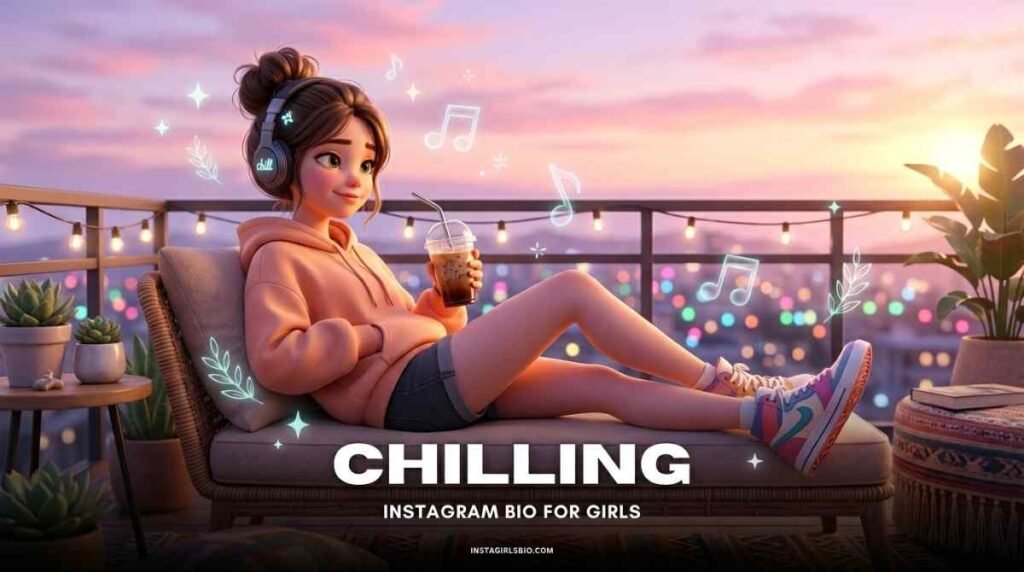 chilling instagram captions for girls