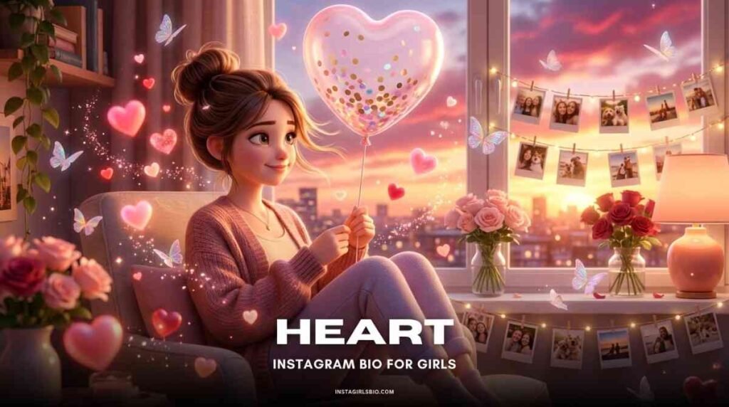 heart instagram captions for girls
