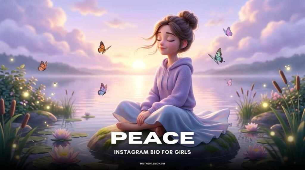 peaceful instagram captions for girls