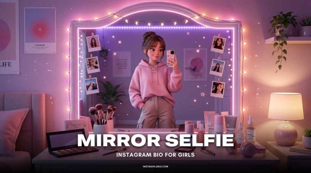 mirror selfie instagram captions for girls