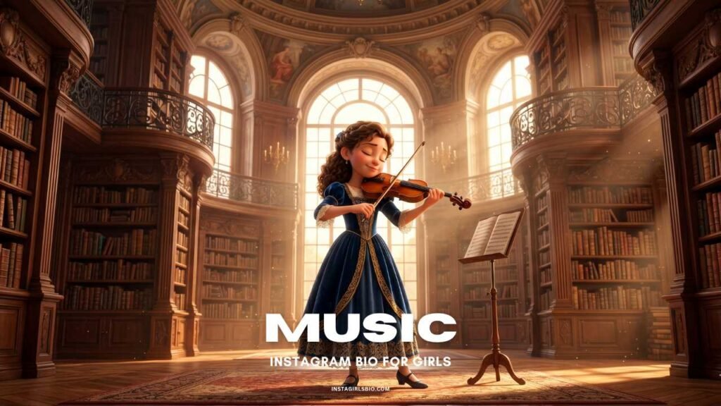 music instagram bio for girls