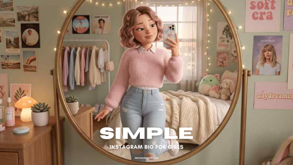 simple instagram bio for girls