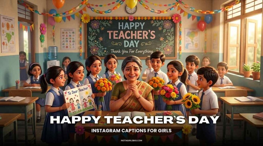 Happy teacher's day instagram captions