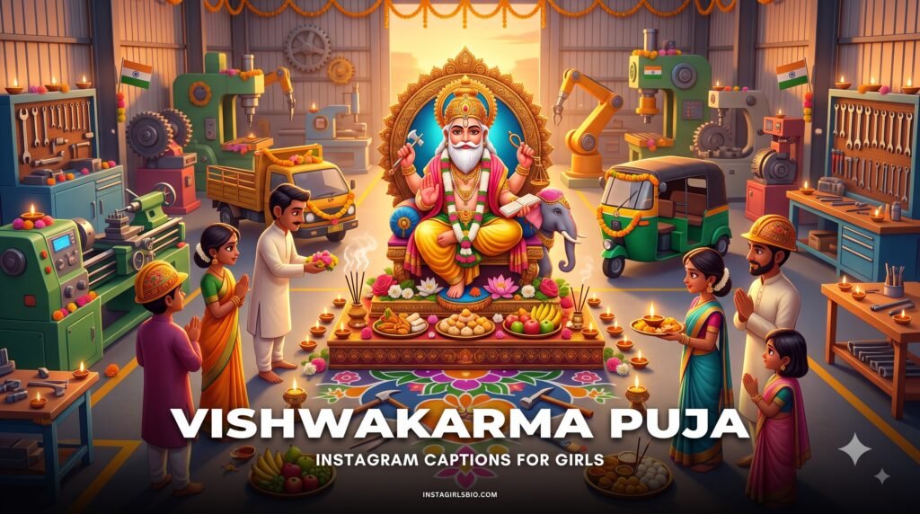 Vishwakarma puja instagram captions