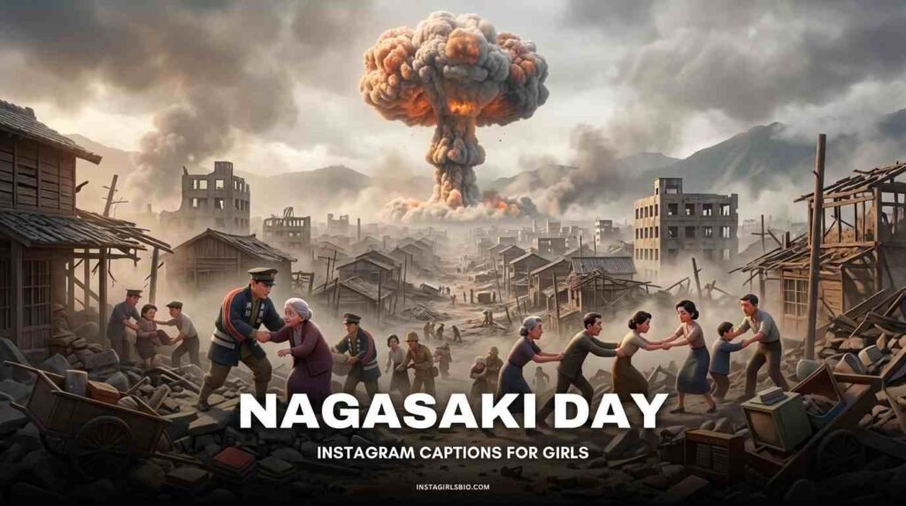 Nagasaki day Instagram captions