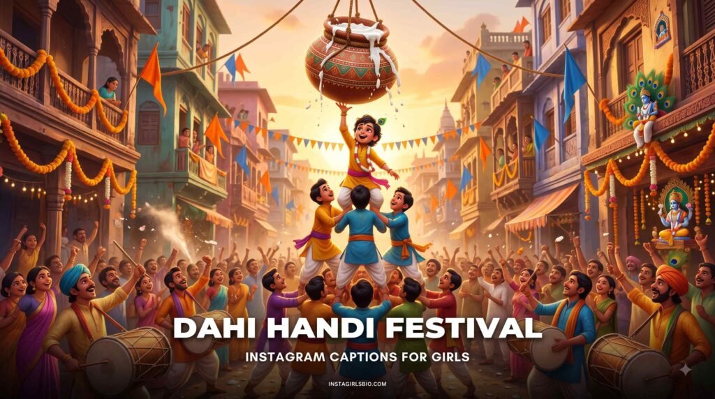 Dahi Handi Festival Instagram Captions
