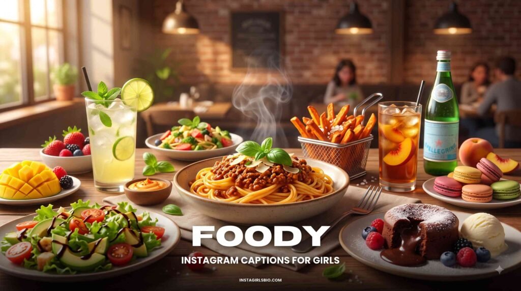 Foody Instagram captions for food lovers