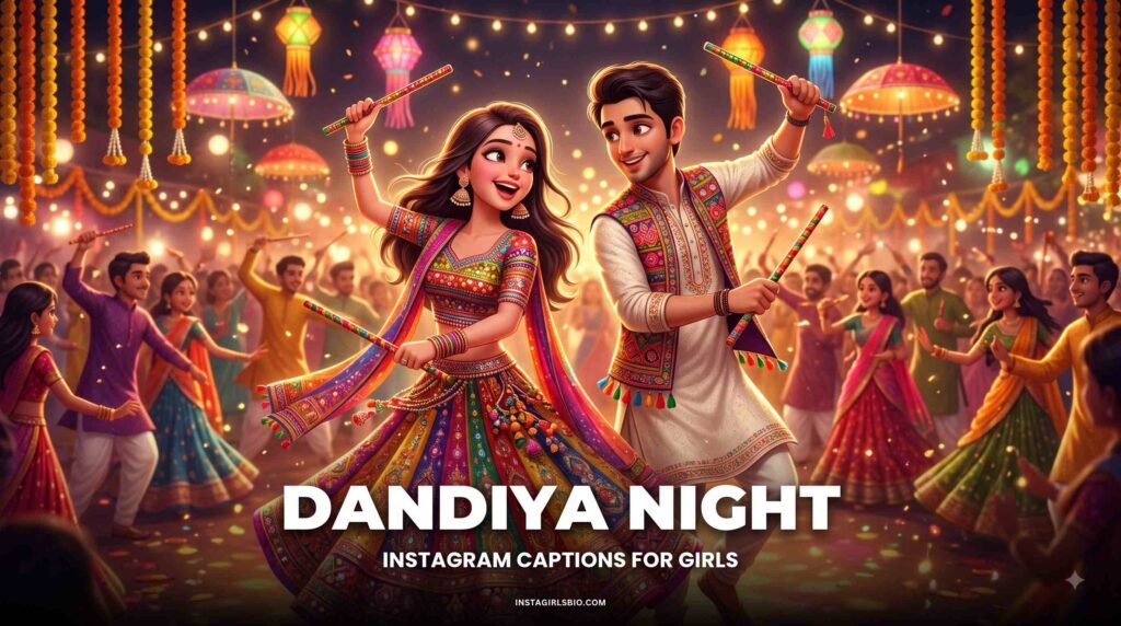 Dandiya night Instagram captions
