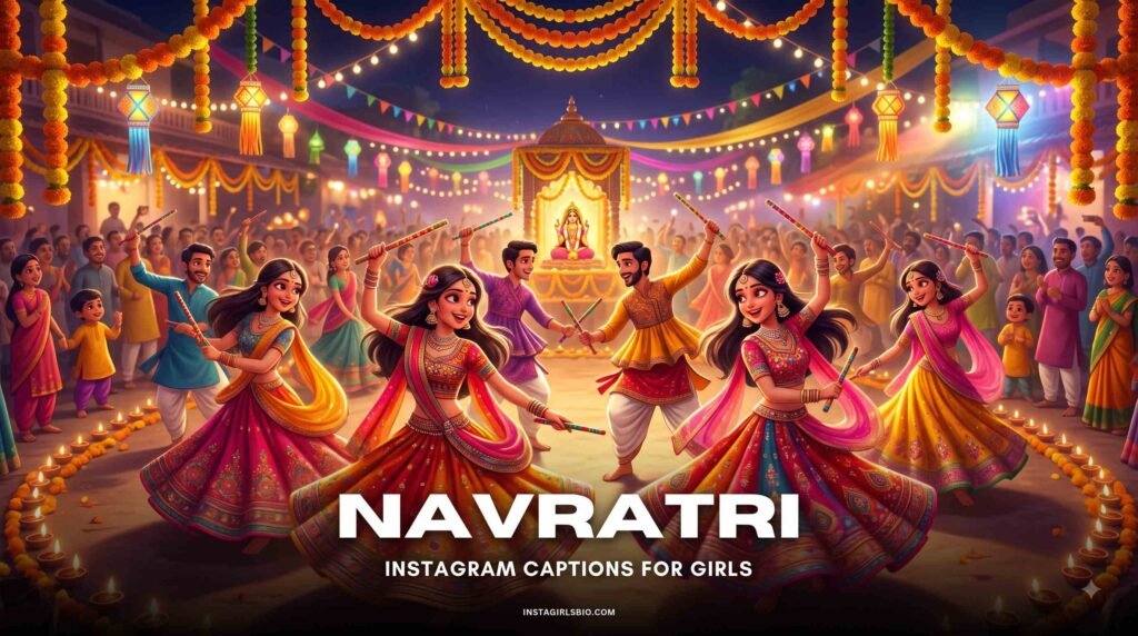 Navratri Instagram captions